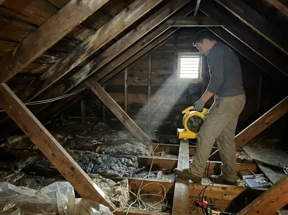 attic-water-damage-drying-proc-007 — frequently asked questions, Emergency Water Extraction & 24/7 Flood Response in Owings…